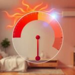 ¿Cuál es el símbolo del calor en el aire acondicionado?