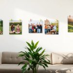 Cómo colocar fotos en la pared sin marco