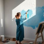 Pintar con esponja sobre gotelé: técnica y consejos