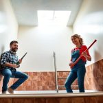 Cómo arreglar un techo de baño con humedad