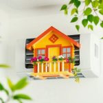 Qué significa una casita en el aire acondicionado